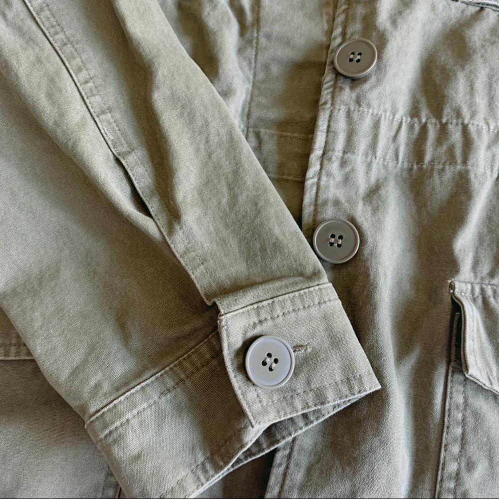 Army Green Utility Jacket - Picture 3 of 5